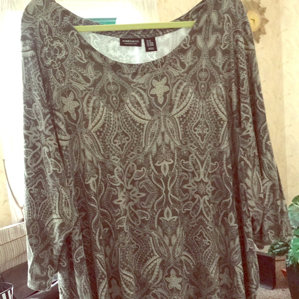 Jones New York Top with Turkish Inspired Print
